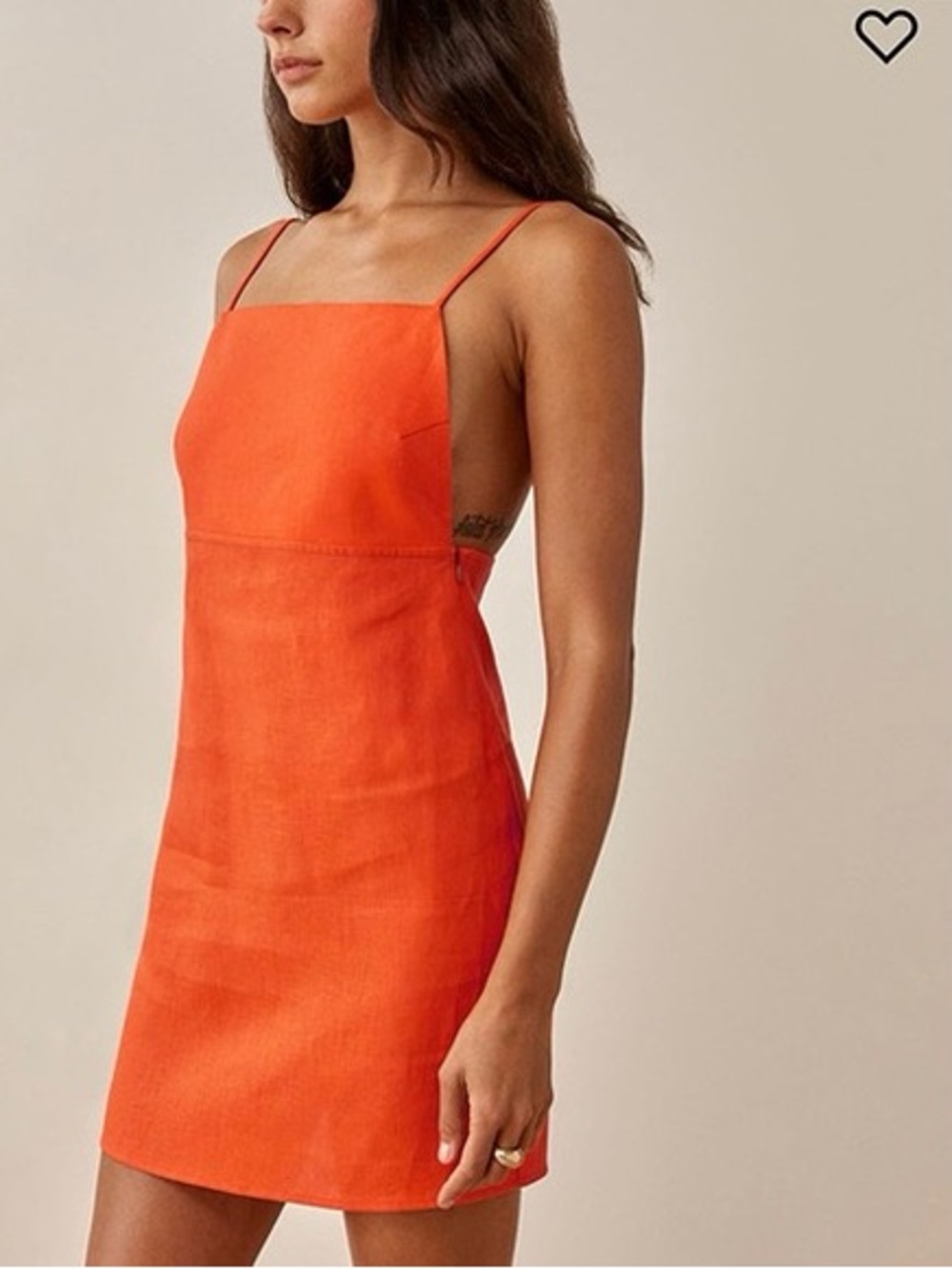 Reformation Wiley Linen Dress